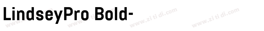 LindseyPro Bold字体转换
